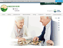 Tablet Screenshot of greenviewlodge.com